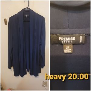 Dark navy blue cardigan